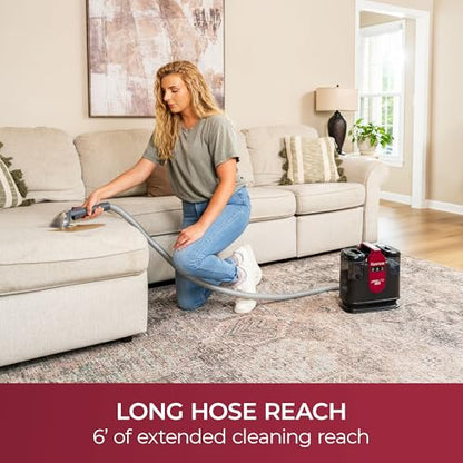 Kenmore KW1050.01 Upgrade Portable Heated Carpet & Upholstery Spot Cleaner | 16Kpa Power Suction, Versatile Tools for Pets, Area Rugs and Couches - color: Red