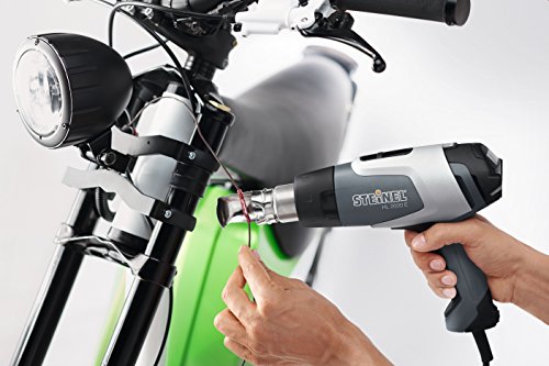 Steinel HL 2020 E Automotive Kit - incl. hot air Gun with LCD-Display & Variable Temperature, Heat Tool Set for Repairing and Welding tarpaulins, Window tinting, auto Body Welding