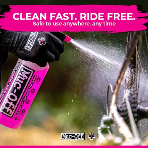 Muc-Off Nano Tech Bike Cleaner 1L | Biodegradable Formula, Safe on Carbon Fibre and All Surfaces | Breaks Down Dirt on a Molecular Level - size: 33.8 Fl Oz (Pack of 2)