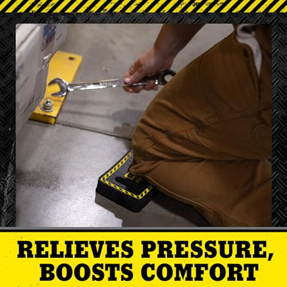 Pocket Kneeling Mat, 4" x 6" x 1", Heavy-Duty Foam | Single pack, Portable knee mat, Anti-fatigue foam, Industrial protection, Knees & back support