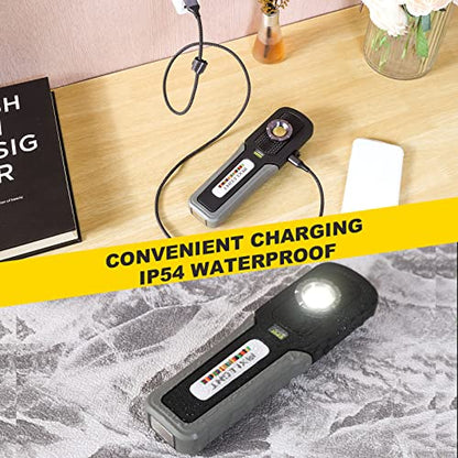 Detailing Light Paint Inspection Lamp: MXLEGNT Rechargeable Led Color Match Lights with Magnet - Swirl Finder - Car Mechanic | 2700k 4500k 6500k | 93+ CRI | 500LM