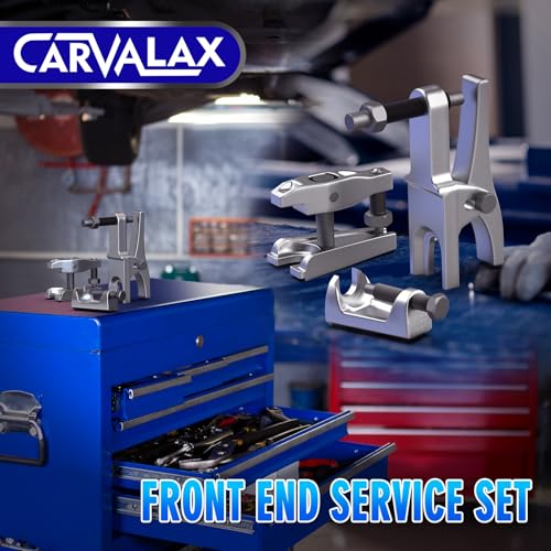 CARVALAX 3-in-1 Ball Joint Separator, Front End Service Tool Kit for Tie Rob Removal, Pitman Arm Puller, Cars SUVs Pickup Trucks Automotive Tools - color: Silver, style: 3-in-1