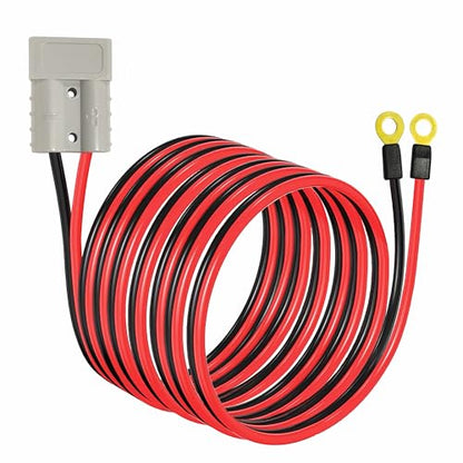 Jumper Cable Connector, Anderson Plug Connector Cable,50A Quick Connector, with 10AWG 3M Cable Towing Winch Quick Connect Cable.(Anderson 3M) - size: Anderson connector 3M