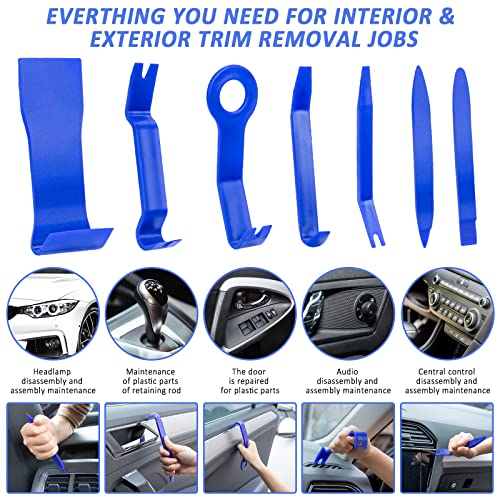 Car Emergency Roadside Kit with Scissor Jack, Air Compressor, Jumper Cables, Car Safety Kit, Air Wedge Bag Pump