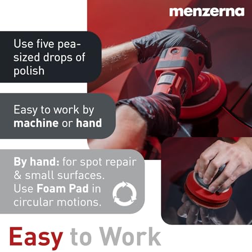 menzerna Polishing Set 8oz – HCC1000, MCC2500 & 3800 | 3-Step System for Scratch Removal, Swirl Elimination & Mirror-Like Finish - color: Polishing Set 8oz