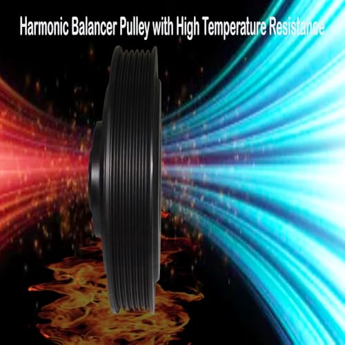 594-267 Harmonic Balancer Crankshaft Crankshaft Pulley Compatible with 05-09 for Acura MDX 05-08 for Acura RL TL 06-07 for Honda Accord 05-10 for Honda Odyssey 05-08 for Honda Pilot