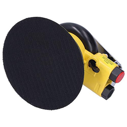 5 Inch Pneumatic Polisher Air Sander 10000RPM, Dual Action Buffing Machine & Grinding Tool Kit for Wood Metal Fiberglass, Auto Detailing Car Paint Finish