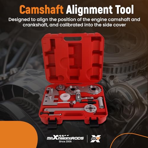 maXpeedingrods Engine Camshaft Alignment Tool Kit for Volvo 2.0T S60 S80 V40 V60 V70 XC60 XC70 XC90, Timing Tool Kit for B4204 B4154 Engines (8-Speed Transmission), Red - size: 2.0T Engine
