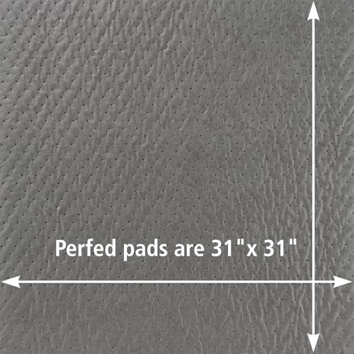PIG Poly Backed Absorbent Mat Roll | Absorbs up to 35.31 gallons per roll | Heavyweight | 31” W x 131.75’ L | 50 pads per roll | PM50823 - style: 50 pads per roll