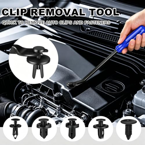 18Pcs Car Trim Removal Tool Kit Pry Tool Set, Panel Clip Pliers Door Panel Removal Tool Automotive Clip Removal Tool, Plastic Pry Tool Kit Auto with Valve Stem Caps for Car Interior Repair, Blue - color: blue