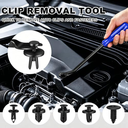 18Pcs Car Trim Removal Tool Kit Pry Tool Set, Panel Clip Pliers Door Panel Removal Tool Automotive Clip Removal Tool, Plastic Pry Tool Kit Auto with Valve Stem Caps for Car Interior Repair, Blue - color: blue