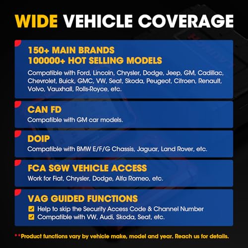 Launch X431 PROS Elite 2026 New Bidirectional Scan Tool, 38+ Services, ECU Coding, All-in-One Full System Diagnostic Scanner, Support CANFD&DoIP, FCA AutoAuth, V.A.G Guided, 2 Years Free Update