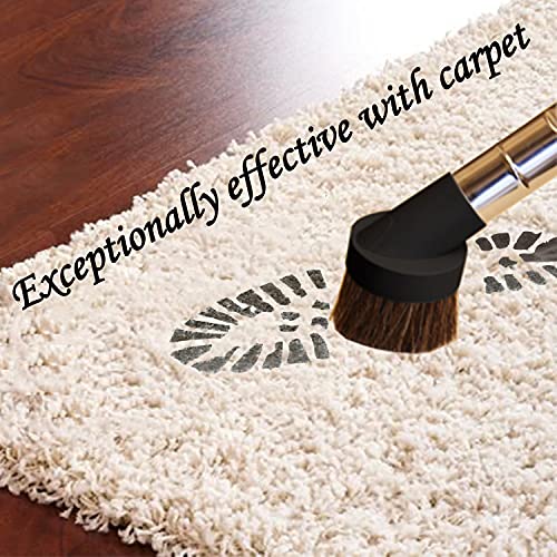 1.25'' Shop Vacuum Dust Brush Attachment with 25mm Horse Hair (2PCS) - Round Dust Brush Soft Bristle for Furniture, Blinds, Car, Wood, Electronics - 1.25 inch (32mm) Vacuum Accessories - style: Only 32MM Attachment