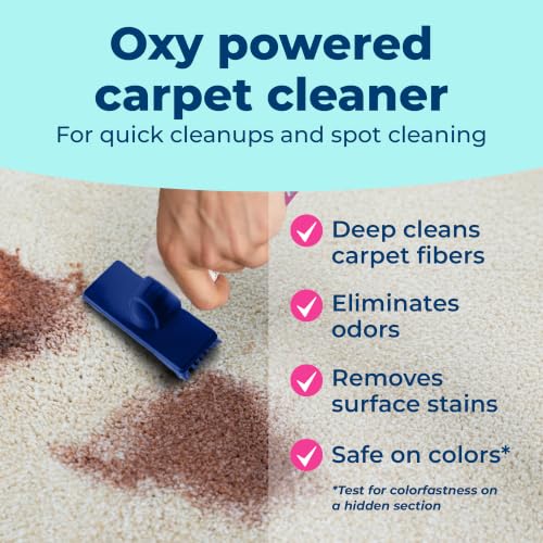Carbona 2-in-1 Oxy-Powered Carpet Cleaner (13.5 Fl Oz), Spot Cleaner with Dual Sponge & Bristle Applicator for Targeted Cleaning, Fast Formula - size: 13.5 Fl Oz (Pack of 1)