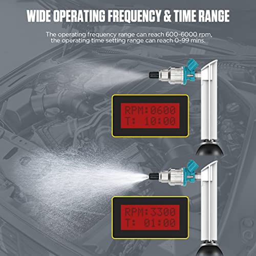 AUTOOL Universal Automotive Fuel Injection Systems Cleaners Pulse Modes Fuel System Cleaning Assistant Fuel Injector Cleaner