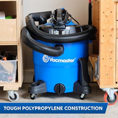 Vacmaster Blue Line 12-Gallon* 5 Peak HP† Wet/Dry Vacuum with Detachable Blower VBV1210 - size: 12 Gallon 5 Peak HP