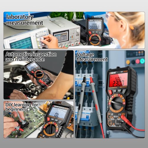 ANENG Multimeter,TRMS 20000 Count Magnetic High Resolution Digital Tester | Auto Ranging MAX/MIN Voltmeter Measures AC/DC Voltage,Current,Resistance,Capacitance, NCV,Data Hold Amp for Automotive - style: 20000 Counts(Combination Kit)
