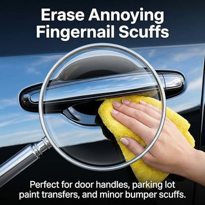 Universal Car Scratch Remover & Polishing Compound, Upgraded Auto Paint Restorer Kit for Light Scratches, Swirls & Scuffs, Safe for All Vehicle Colors, Easy DIY Clear Coat Repair with Sponge
