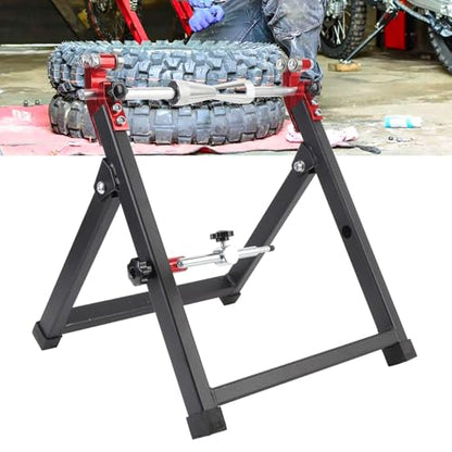 Motor Bike Wheel Balancer Stand, Heavy Duty Steel, Balancing Tool for Sport Dirt Bike, Foldable Portable Design, Suitable for Off Road Motorcycles, Sports Bikes, Road Bikes,