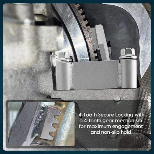 Chelhead Flywheel Holder with 8.8 Bolts LS Flywheel Locking Tool Silver | Compatible with 4.8 5.3 5.7 6.0 6.2 LS1 LS2 LS3 LS6 Chevy LSX Camaro, Corvette, Trans am, GTO, G8, CTS V, GM Trucks LS Engine - color: Silver