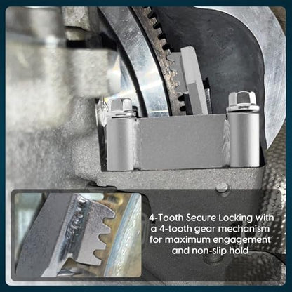 Chelhead Flywheel Holder with 8.8 Bolts LS Flywheel Locking Tool Silver | Compatible with 4.8 5.3 5.7 6.0 6.2 LS1 LS2 LS3 LS6 Chevy LSX Camaro, Corvette, Trans am, GTO, G8, CTS V, GM Trucks LS Engine - color: Silver