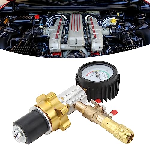 Vacuum Antifreeze Change Fill Kit Professional Pneumatic Radiator Cooling System Coolant Refill Tool for Car Van SUV Truck ABS Rubber Brass Construction