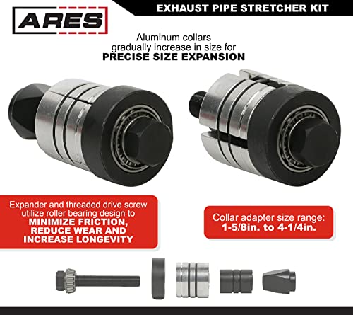 ARES 14025 7-Pc Exhaust Pipe Expander Kit - 1-5/8 to 4-1/4-In | Impact-Rated; Heavy-Duty Storage Case Included