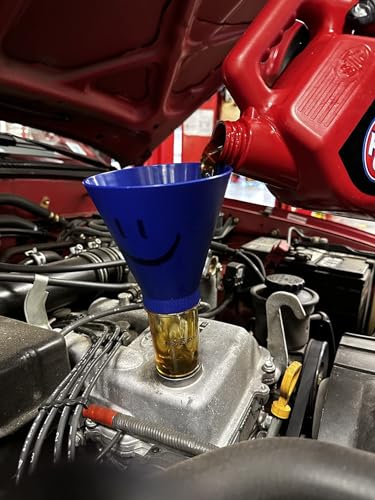 Automotive Oil Funnel + Oil Filter Drain Hose | Compatible with Toyota, Lexus, Scion Vehicles | No-Spill Tool Screws Directly into Filler Neck | Fast & Easy Oil Fill & Drain with No Mess
