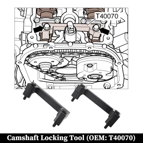 Engine Camshaft Locking Timing Tool Kit, Compatible with VW Audi 2.0 2.4 2.5 2.8 3.0T 3.2 4.2 5.0 5.2, Touareg Q7 Porsche 3.0T, A4 A6 A6L A8 Q5 Q7 R8, Replace OEM T40133 T40070 T40058 T10172 - size: 18PCS