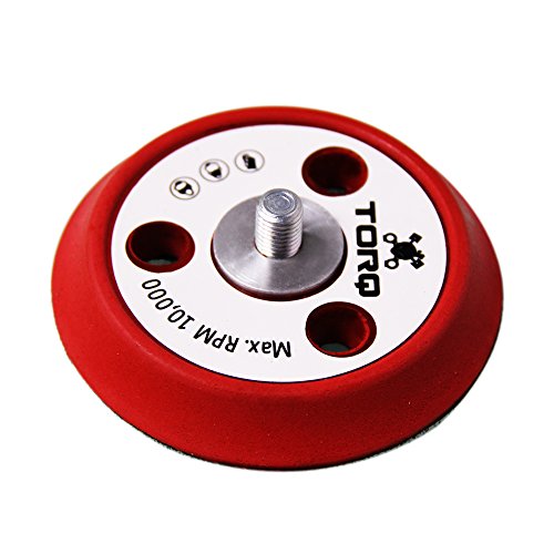 Chemical Guys, TORQ R5 Dual-Action Backing Plate, Hyper Flex, Red, 3 in | Flexible 3 in backing plate pairs small pads with dual-action polishers for spot correction and tight areas - size: 3 Inch Dual Action