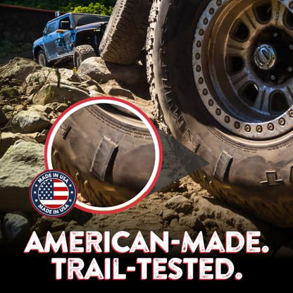 GlueTread Sidewall Tire Repair Kit - Off-Road Tire Patch Kit for ATV and UTV Tires - Large Rubber Patch & Adhesive Glue - Heavy Duty - For Sidewall Damage Repair