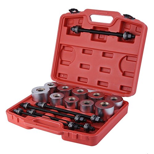 WINTOOLS 27 Pcs Universal Press & Pull Sleeve Kit Bush Bearing Removal Insertion Tool Set