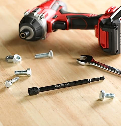 ARES 70653 3/8-Inch Magnetic Impact Nut Driver | Impact Grade Nut Setter with Industrial Strength Magnet - size: 3/8" Magnetic Impact Nut Driver