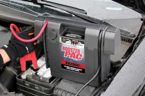 Clore Automotive Booster PAC ES2500 1100 Peak Amp 12V Jump Starter, 900 Amps - style: 1100 Amp