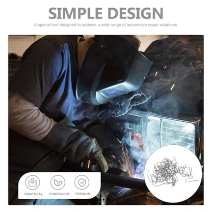 Hot Staple Car Bumper Welding Wire Plastic Welder Staples for Auto Repair Bumper Repair Welding Rod Vehicle Exterior Crack Fix 0.78 X 0.59 X 0.39 in 50 G