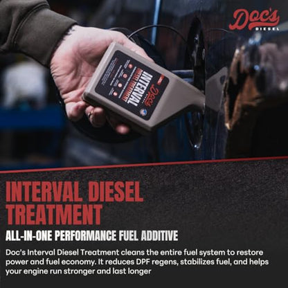 Doc’s Diesel 24/7 Cetane Boost + Interval Diesel Treatment Kit – ULSD Fuel Additive & Injector Cleaner – Cleans Fuel System, Improves MPG (16 oz + 12 oz) - size: 24/7 + IDT