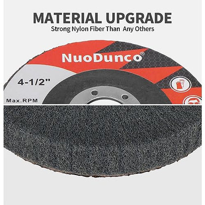15Pcs 180# 320# 600# Scour Flap Disc 4 1/2 Inch Angle Grinder Attachment for Metal & Wood Scouring Pads Polishing Wheel Sanding Disc Paint Rust Remover - color: Green/Maroon/Gray, size: 180/320/600 Grit - 15Pcs