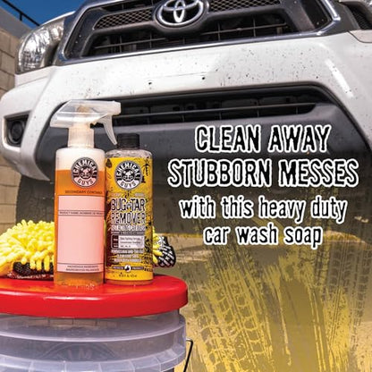 Chemical Guys Bug & Tar Wash Heavy Duty Bug, Tar, Grime, Tree Sap & Bird Dropping Remover - Safe for Paint, Glass, Chrome, Plastic & All Exterior Surfaces (128 oz/1 Gal) CWS_104 - size: 128 Fl Oz (Pack of 1)