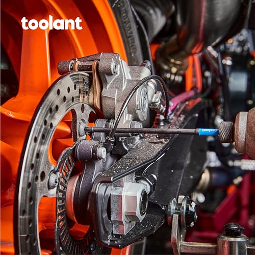 toolant Impact Torx Bit Set 10pcs (TT25), 1/4 Hex-Shank S2 Steel Security Torx Bit Set, Tamper Proof Star Bit Set with CNC Machined Tips, 6" Long with Magnetic Impact Bit Holder and Storage Box - size: TT25(6"*10pcs)