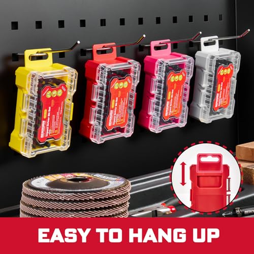 Geinxurn 32Pieces Impact Screwdriver Bits Set, S2 Steel Magnetic Phillips/Slotted/Square/Security Torx Muliti Insert Bits Tips Set with Impact Bit Holder and 1/4”Socket Adapter(Red Storage Box Case) - style: FQ032025-ARD