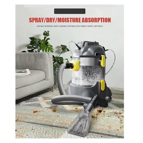 Carpet Cleaning Extractor, Portable Six Cleaning Function In One Carpet Sofa Curtain Car Interior Mattress Vacuum Steam 1400W Cleaner Machine