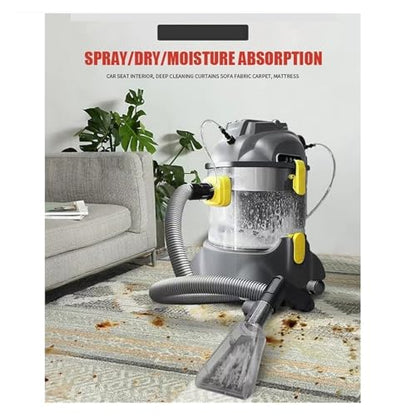 Carpet Cleaning Extractor, Portable Six Cleaning Function In One Carpet Sofa Curtain Car Interior Mattress Vacuum Steam 1400W Cleaner Machine