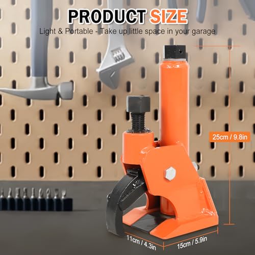 38"-42" Manual Tire Bead Breaker Tire Change Tool for Aluminum Alloy Hubs, ATVs, UTVs, Tractors, Trucks, Cars Easy-Operated Tire Repair Tool Heavy Duty - color: Orange