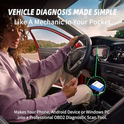 VGATE vLinker BM+ Bluetooth Pro OBD2 Scanner for Car Diagnostic Scan Tool and Check Engine Light Code Reader Wireless OBDII Auto Diagnostic Scanner Tool for iOS, Android and Windows - size: BM+ (BT3.0+BLE4.0) Android & iOS & Windows