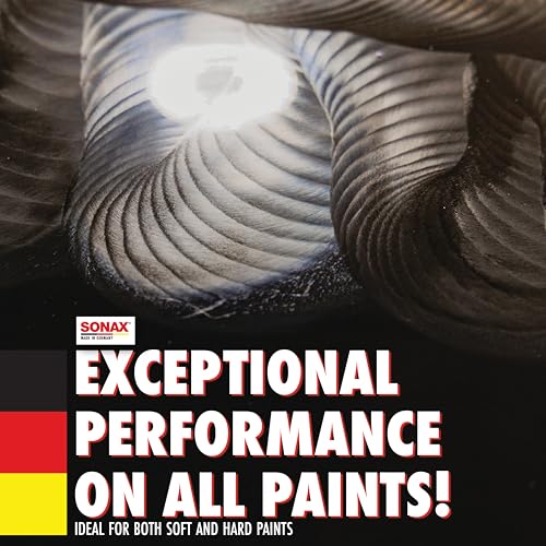 SONAX Perfect Finish 5L | Scratch and Swirl Remover Polish | Machine Compound | Paint Correction Polish | High Gloss | Black Paint Polish | No Fillers Paint Correction | 224500 - size: 169.1 fl. oz.