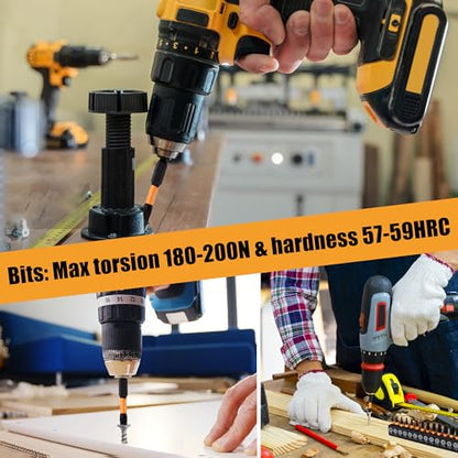 Mulwark 2" Torx Bits Set, 14 Pieces (T5–T40) – Premium S2 Steel Security Torx Socket Bits with Magnetic Holder, Ideal for Christmas Gifting - style: 2" Torx Bits 14 PCs