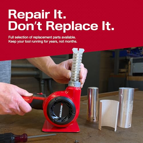 Master Appliance HG-301D Industrial Heat Gun, Quick Change Plug-In Heating Element, 800° F, 120V, 1440W, 12 Amps, Engineered In USA - style: HG-301D, 120V