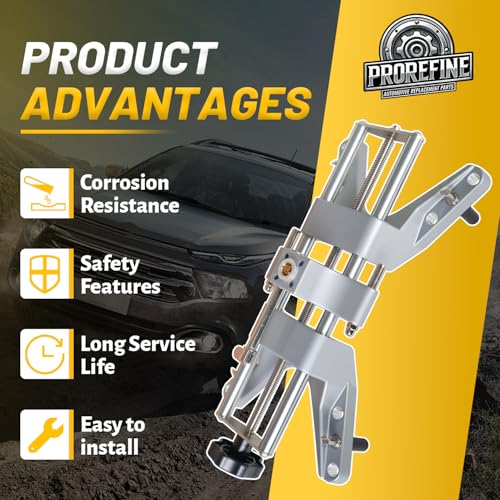 Universal Wheel Alignment Clamp Tool with Magnetic Adapter for Precise Camber & Caster Gauges, Fits 12-25 Inch Rims Automotive Wheel Alignment Kit