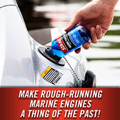 STA-BIL Marine Tune-Up Fuel Treatment – Cleans Carburetors and Injectors – Fixes Rough Running Engines – Eliminates Water – Treats up to 20 Gallons – 8 oz. (22313), Blue, 8oz | Treats 20 gallons. Cleans fuel systems, removes water, and restores performanc
