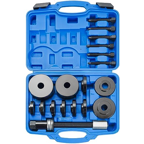ATPEAM 19pcs Universal Front Wheel Drive Bearing Puller | Front Wheel Hub Removal Car Kit Set